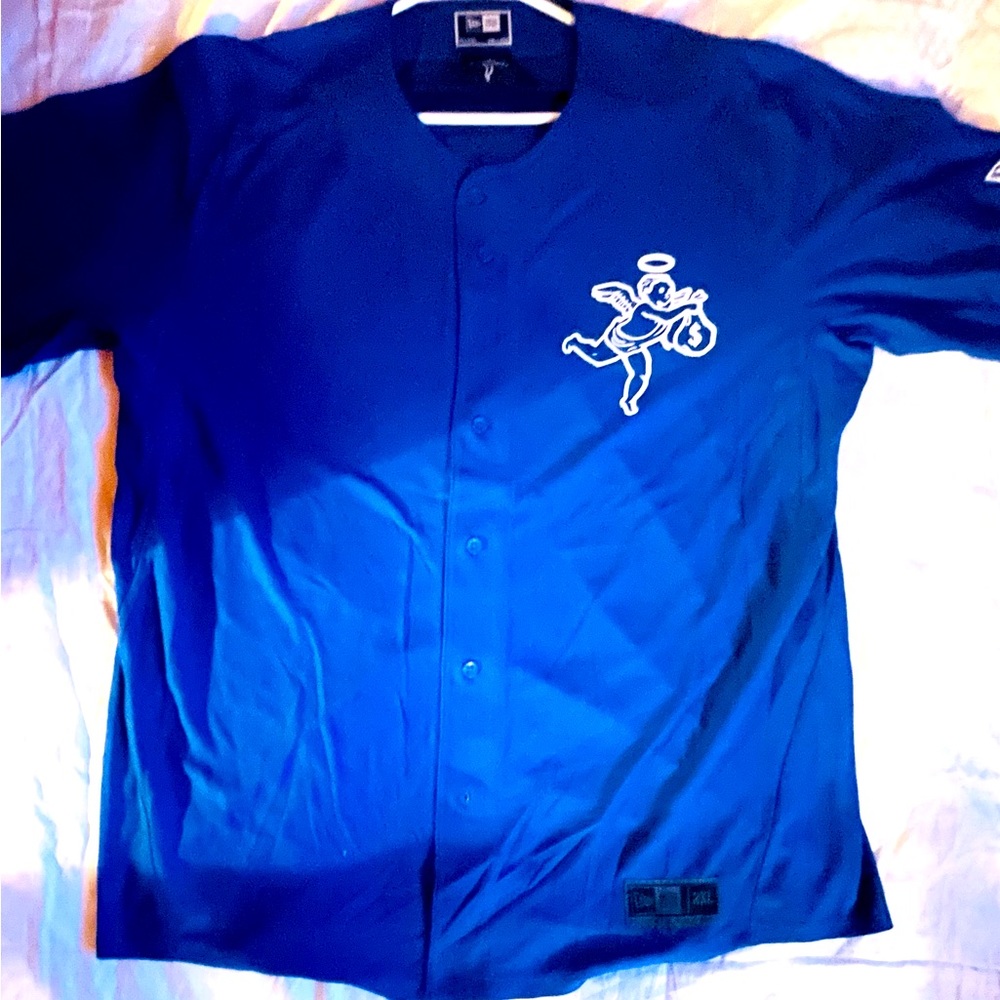 New Era baseball jersey by Hastamuerte “Get Money Angel” Brand NEW!!!!!